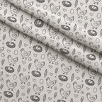 Heritage Hens Pattern 22 Minky Fabric — plush minky folded close-up preview (mv-minky-v1:lying)
