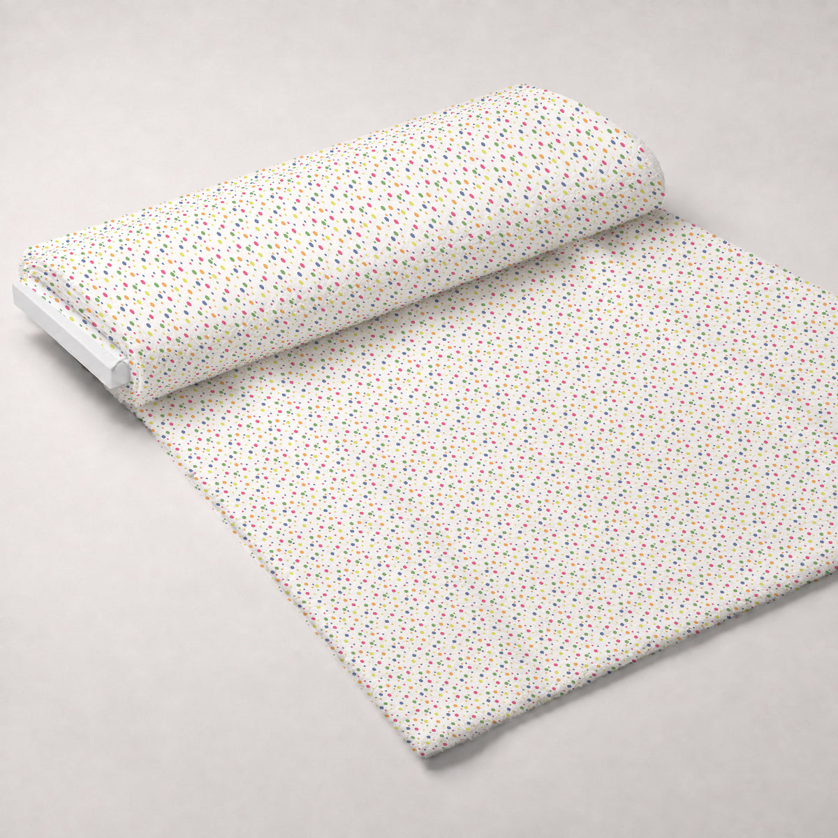 Holiday Sprinkles Pattern 1 Minky Fabric — plush minky unrolled bolt preview (mv-minky-v1:bolt)