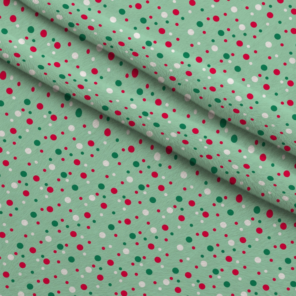 Holiday Sprinkles Pattern 2 Minky Fabric — plush minky folded close-up preview (mv-minky-v1:lying)