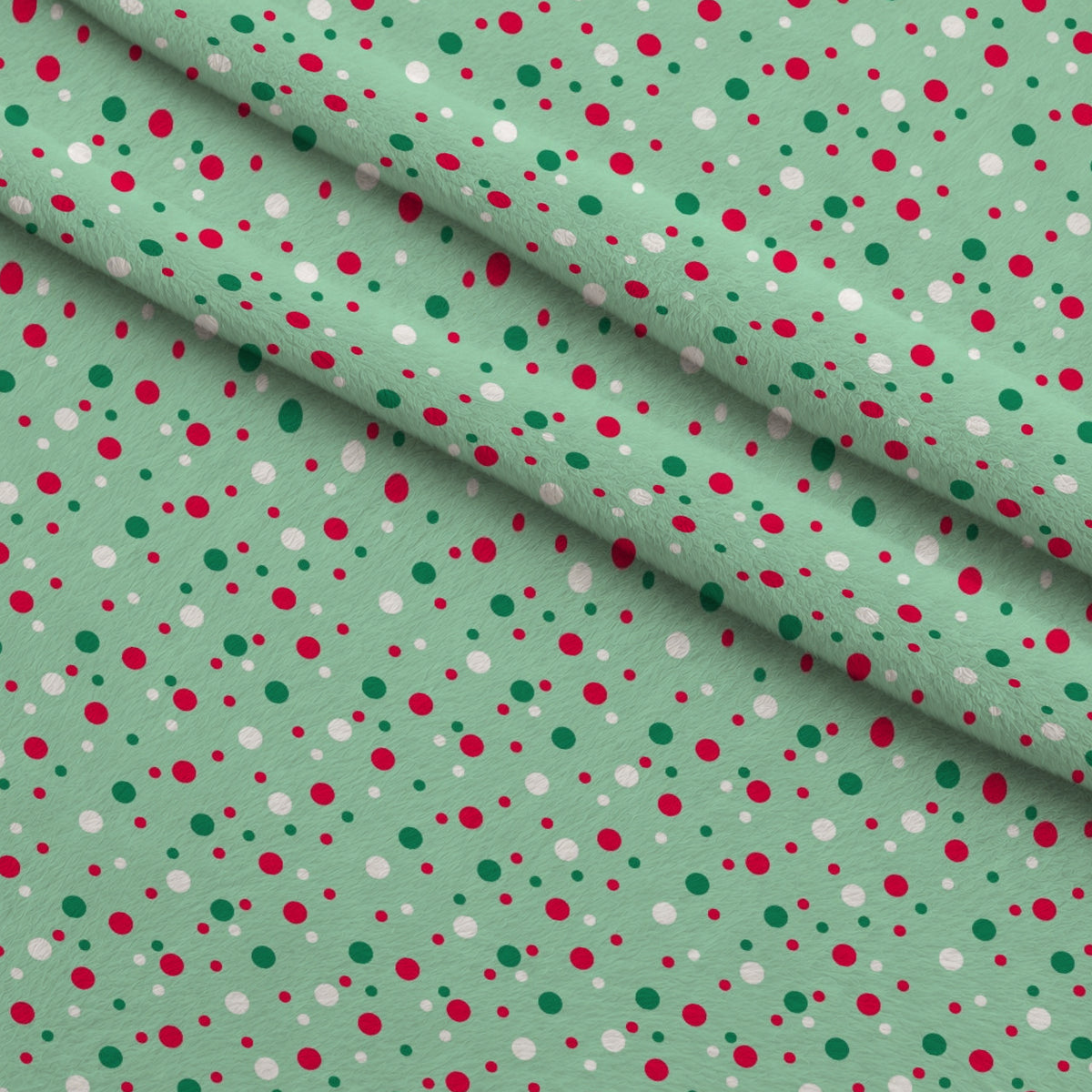 Holiday Sprinkles Pattern 2 Minky Fabric — plush minky folded close-up preview (mv-minky-v1:lying)