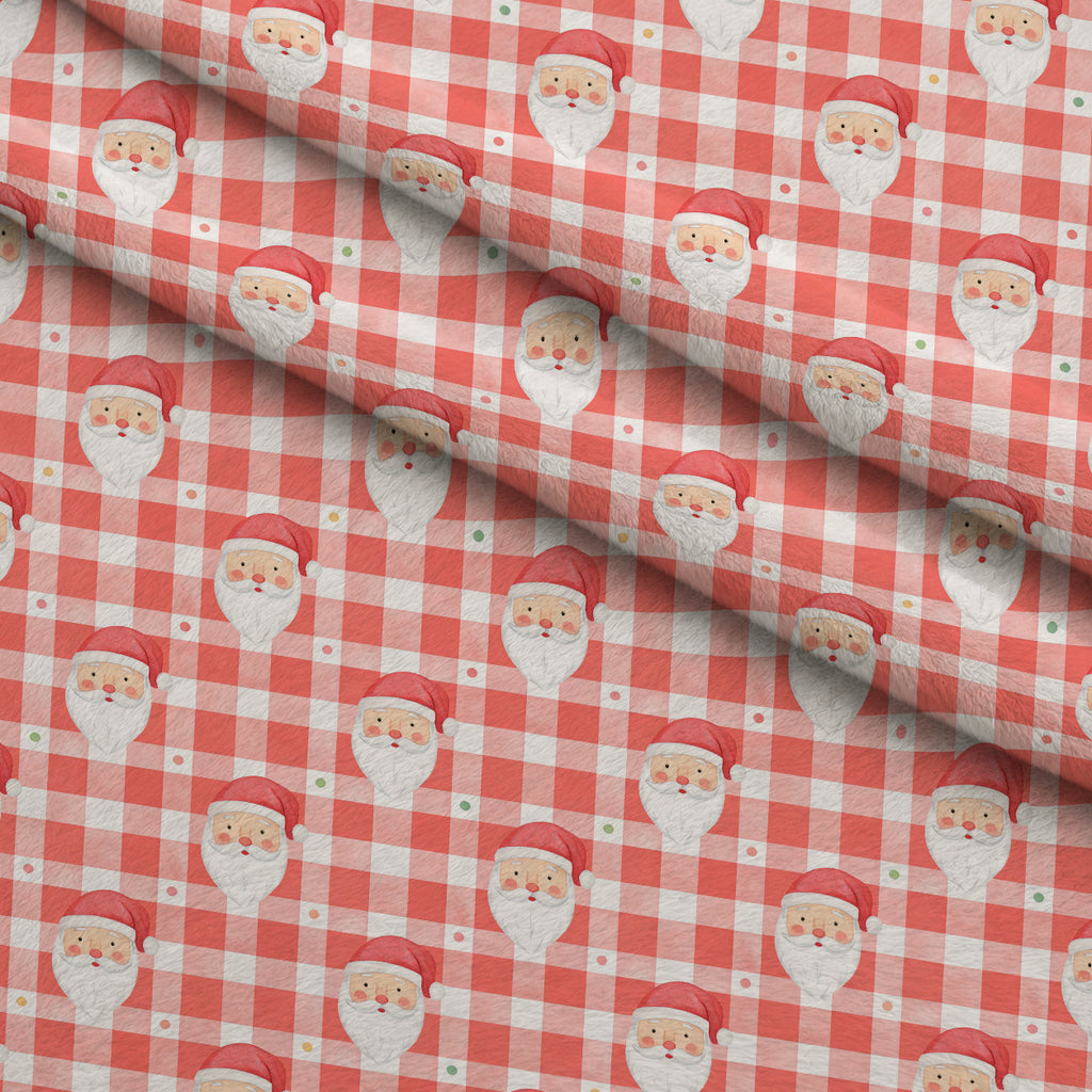 Holly Jolly Heirloom Pattern 12 Minky Fabric — plush minky folded close-up preview (mv-minky-v1:lying)