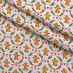 Holly Jolly Heirloom Pattern 2 Minky Fabric — plush minky folded close-up preview (mv-minky-v1:lying)