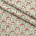 Holly Jolly Heirloom Pattern 24 Minky Fabric — plush minky folded close-up preview (mv-minky-v1:lying)