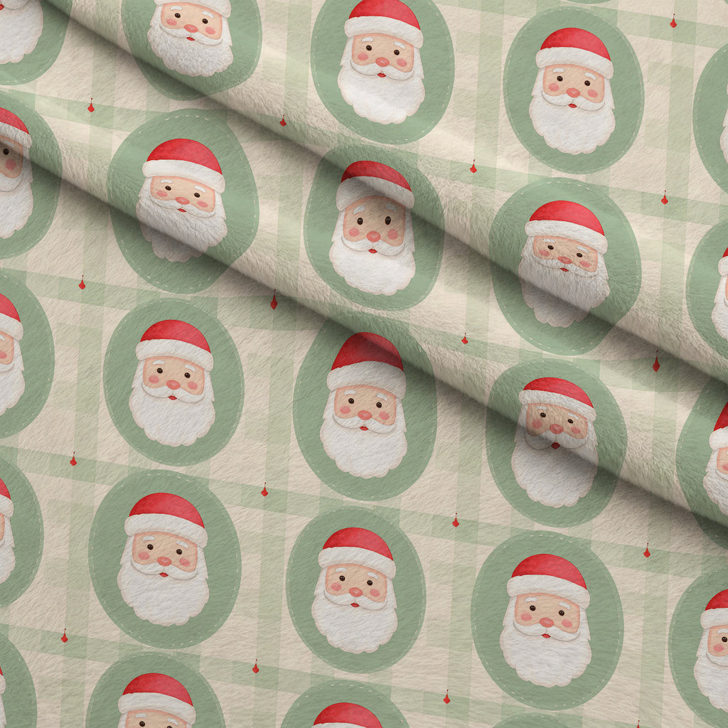 Holly Jolly Heirloom Pattern 25 Minky Fabric — plush minky folded close-up preview (mv-minky-v1:lying)