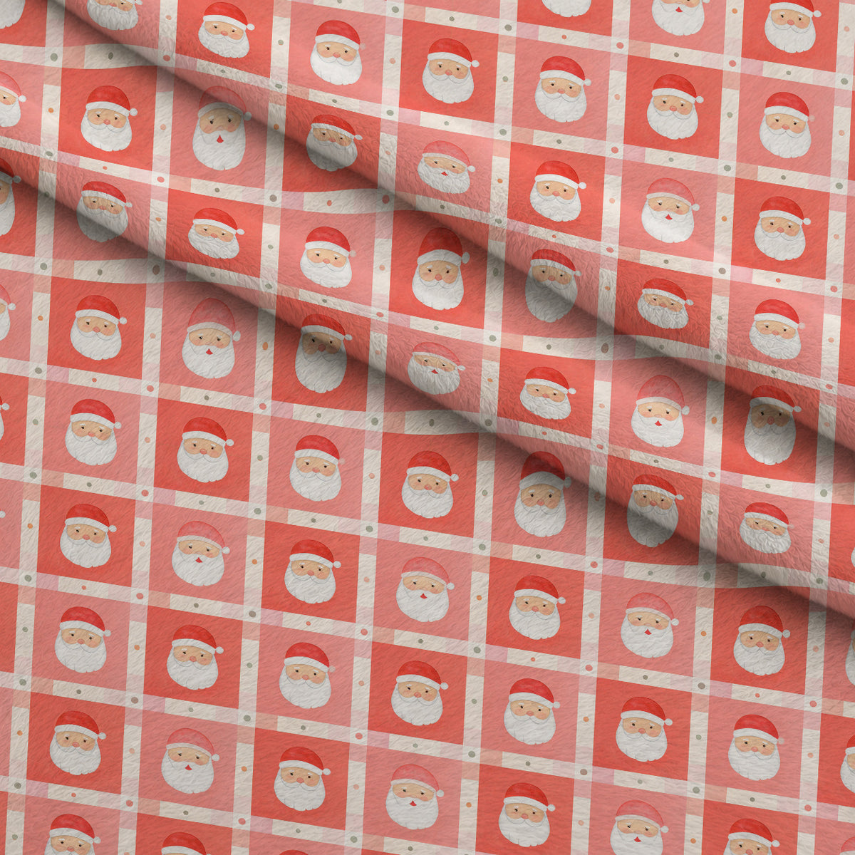 Holly Jolly Heirloom Pattern 26 Minky Fabric — plush minky folded close-up preview (mv-minky-v1:lying)