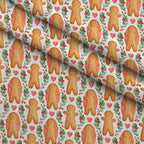 Holly Jolly Heirloom Pattern 3 Minky Fabric — plush minky folded close-up preview (mv-minky-v1:lying)