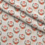 Holly Jolly Heirloom Pattern 5 Minky Fabric — plush minky folded close-up preview (mv-minky-v1:lying)
