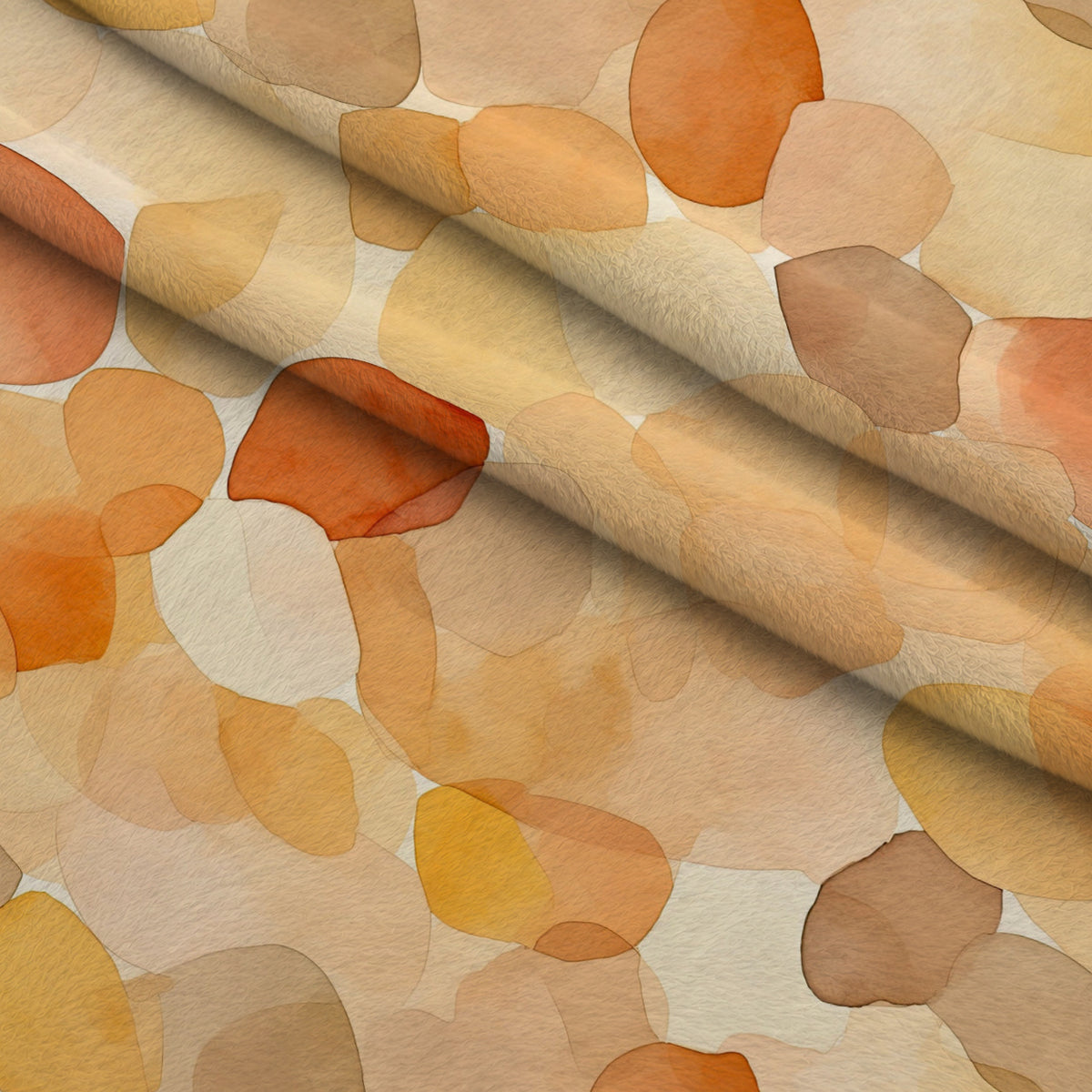 Honey Pebbles Pattern 12 Minky Fabric — plush minky folded close-up preview (mv-minky-v1:lying)