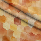Honey Pebbles Pattern 6 Minky Fabric — plush minky folded close-up preview (mv-minky-v1:lying)