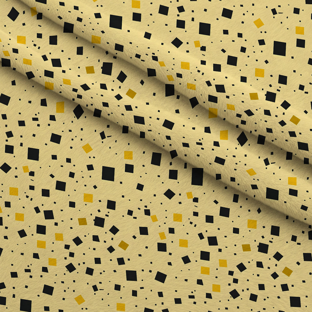 Honeycomb Blooms Pattern 2 Minky Fabric — plush minky folded close-up preview (mv-minky-v1:lying)