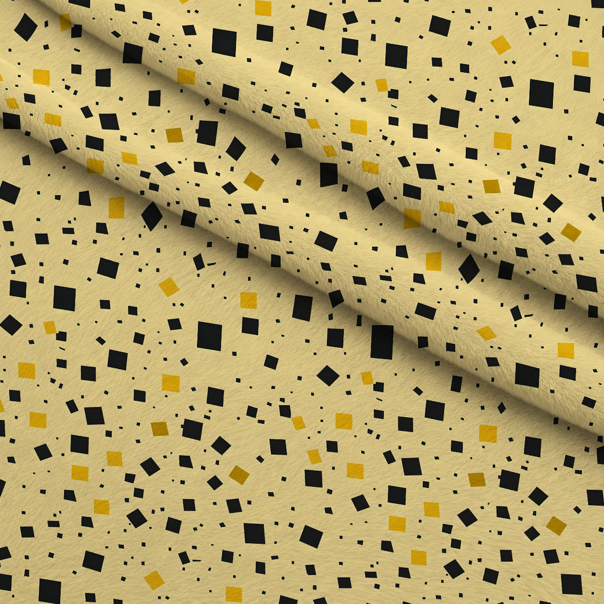 Honeycomb Blooms Pattern 2 Minky Fabric — plush minky folded close-up preview (mv-minky-v1:lying)