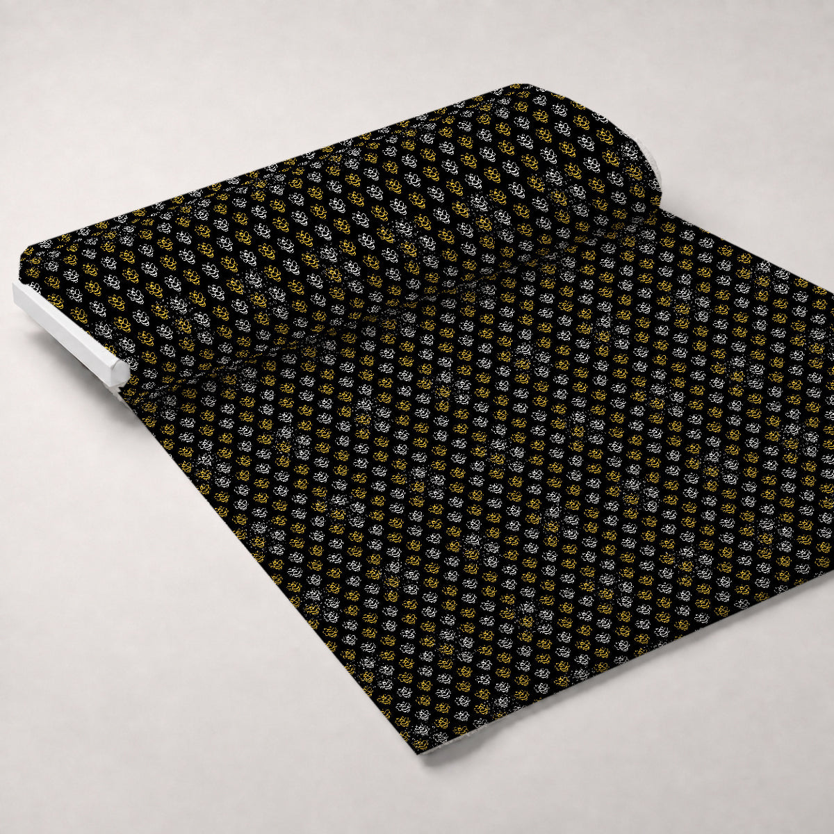 Honeycomb Hive Pattern 2 Minky Fabric — plush minky unrolled bolt preview (mv-minky-v1:bolt)
