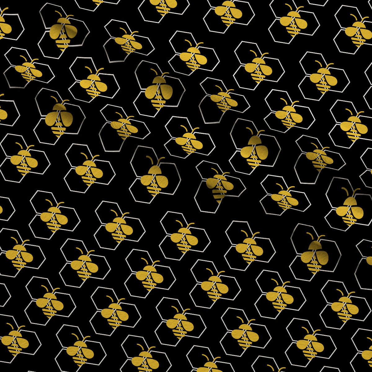 Honeycomb Hive Pattern 3 Minky Fabric — plush minky folded close-up preview (mv-minky-v1:lying)