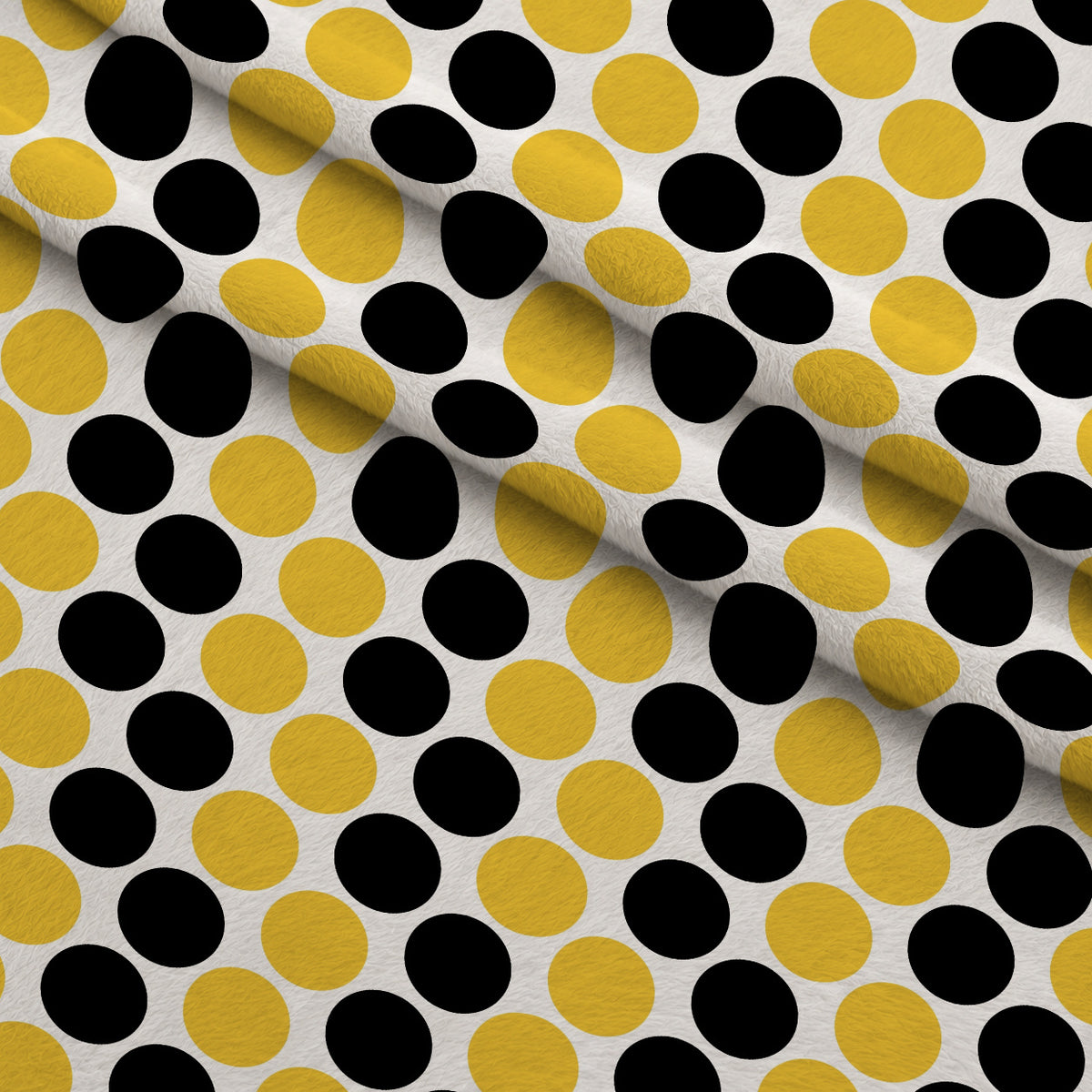 Honeycomb Hive Pattern 5 Minky Fabric — plush minky folded close-up preview (mv-minky-v1:lying)