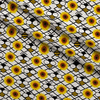 Honeycomb Hive Pattern 6 Minky Fabric — plush minky folded close-up preview (mv-minky-v1:lying)