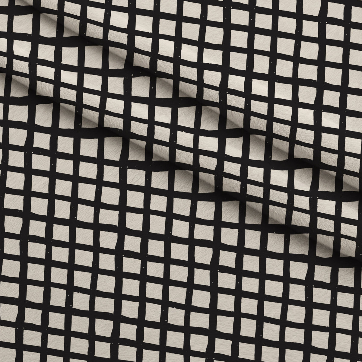 Ink Block Print Pattern 1 Minky Fabric — plush minky folded close-up preview (mv-minky-v1:lying)