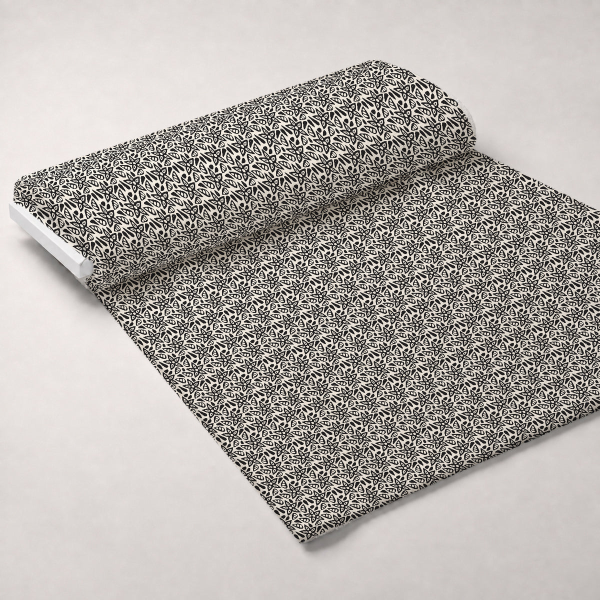 Ink Block Print Pattern 17 Minky Fabric — plush minky unrolled bolt preview (mv-minky-v1:bolt)