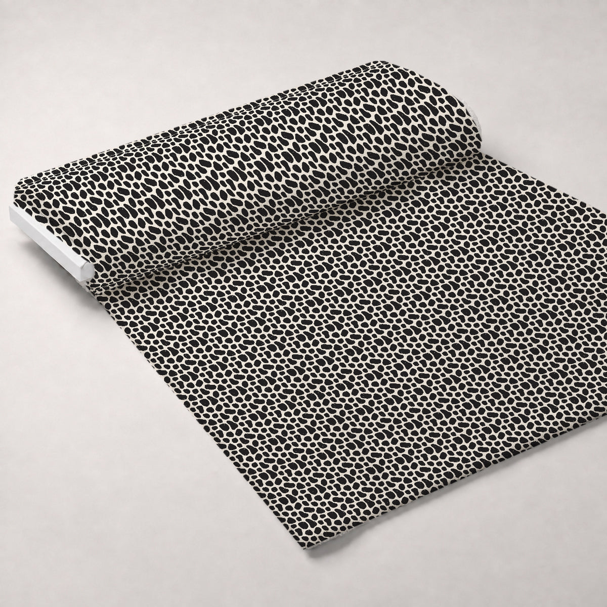 Ink Block Print Pattern 8 Minky Fabric — plush minky unrolled bolt preview (mv-minky-v1:bolt)