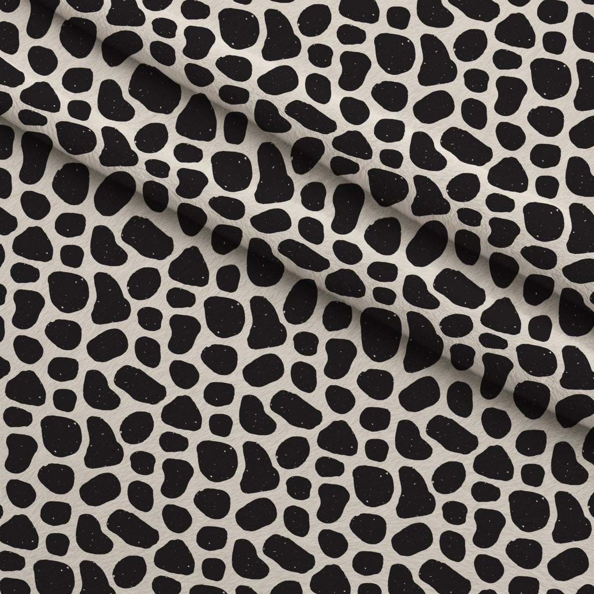 Ink Block Print Pattern 8 Minky Fabric — plush minky folded close-up preview (mv-minky-v1:lying)