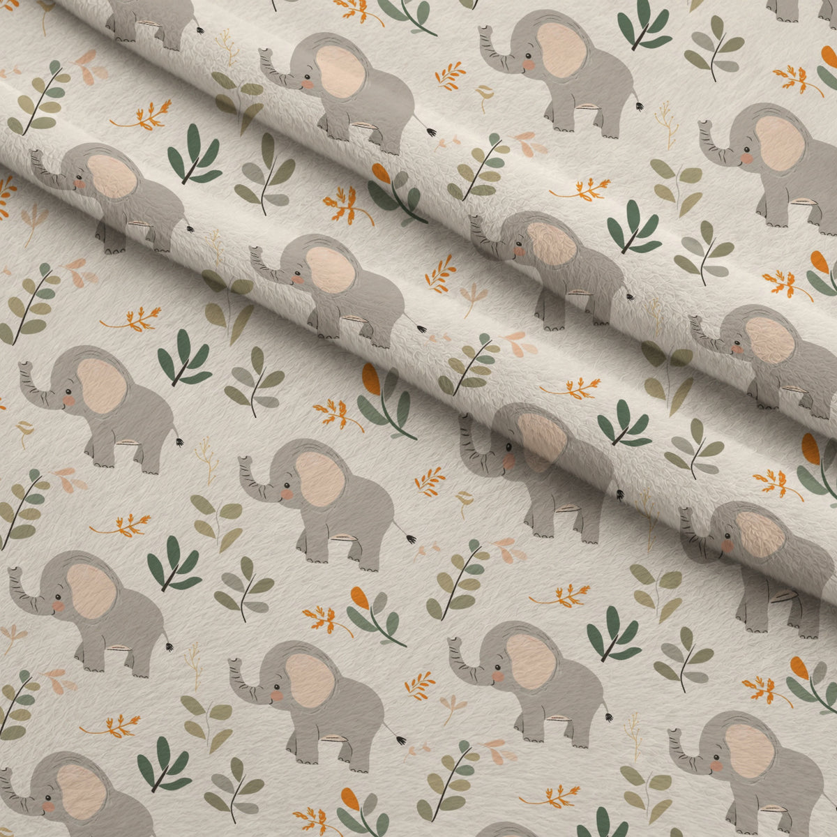 Jungle Cubs Pattern 18 Minky Fabric — plush minky folded close-up preview (mv-minky-v1:lying)