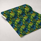 Jungle Leaves Pattern 2 Minky Fabric — plush minky unrolled bolt preview (mv-minky-v1:bolt)