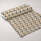 Kaleidoscope Wings Pattern 1 Minky Fabric — plush minky unrolled bolt preview (mv-minky-v1:bolt)