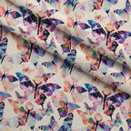 Kaleidoscope Wings Pattern 12 Minky Fabric — plush minky folded close-up preview (mv-minky-v1:lying)