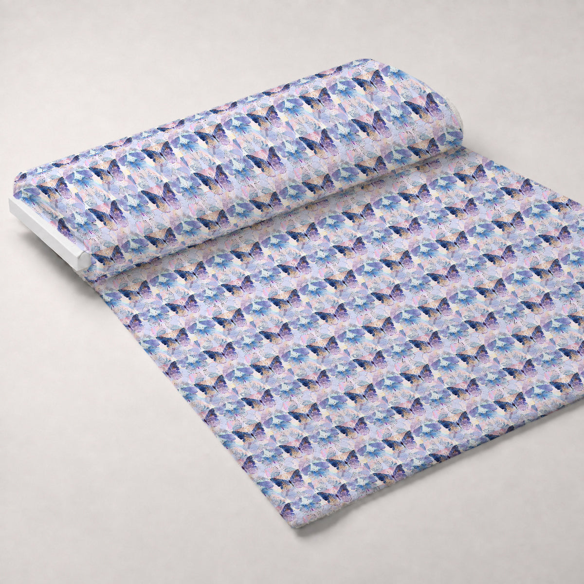 Kaleidoscope Wings Pattern 16 Minky Fabric — plush minky unrolled bolt preview (mv-minky-v1:bolt)