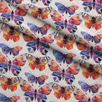 Kaleidoscope Wings Pattern 5 Minky Fabric — plush minky folded close-up preview (mv-minky-v1:lying)