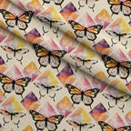 Kaleidoscope Wings Pattern 6 Minky Fabric — plush minky folded close-up preview (mv-minky-v1:lying)