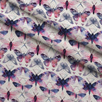 Kaleidoscope Wings Pattern 9 Minky Fabric — plush minky folded close-up preview (mv-minky-v1:lying)