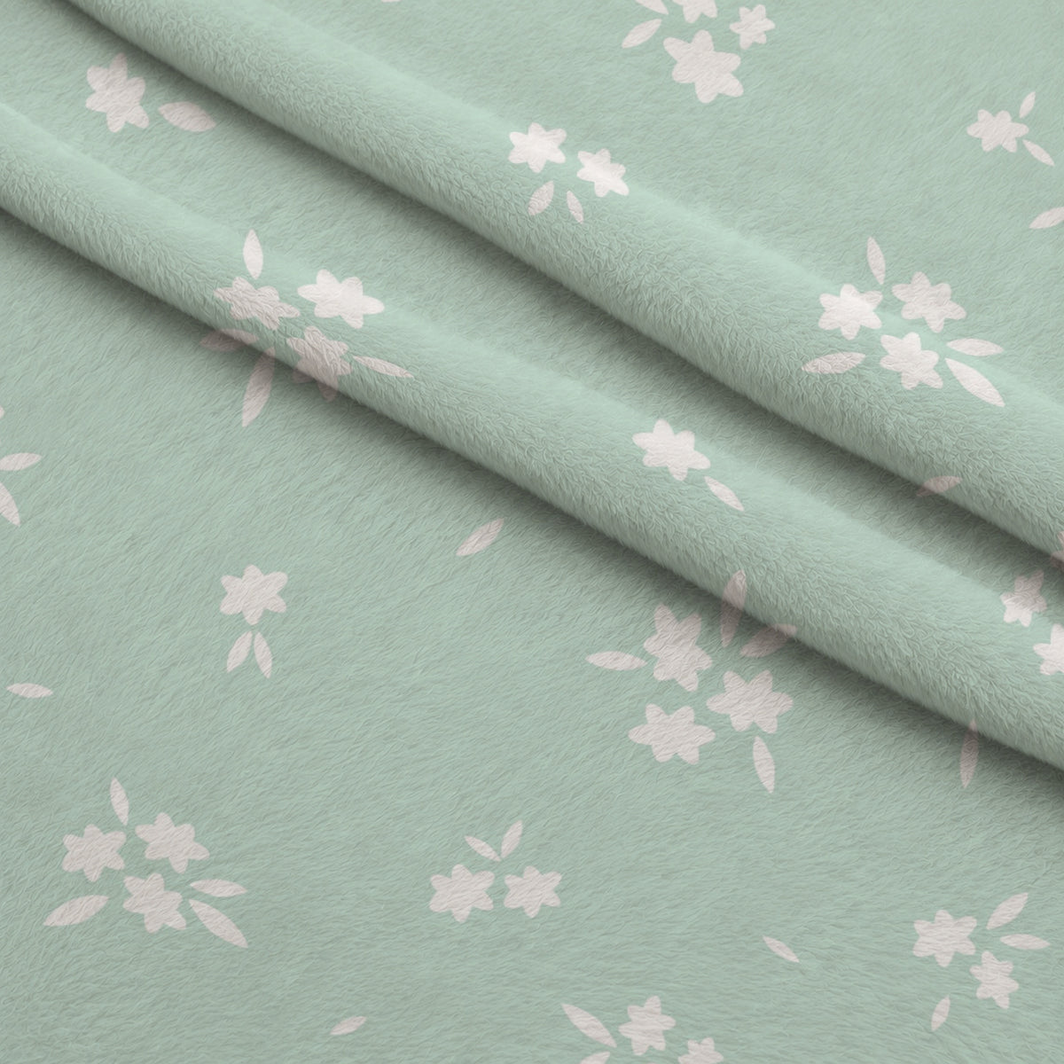 Kawaii Kitty Garden Pattern 13 Minky Fabric — plush minky folded close-up preview (mv-minky-v1:lying)