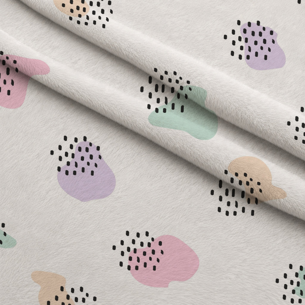 Kawaii Kitty Garden Pattern 6 Minky Fabric — plush minky folded close-up preview (mv-minky-v1:lying)