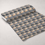 Lamplight Snowfall Pattern 1 Minky Fabric — plush minky unrolled bolt preview (mv-minky-v1:bolt)