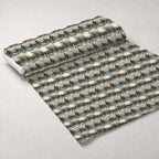 Lamplight Snowfall Pattern 10 Minky Fabric — plush minky unrolled bolt preview (mv-minky-v1:bolt)