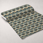 Lamplight Snowfall Pattern 14 Minky Fabric — plush minky unrolled bolt preview (mv-minky-v1:bolt)