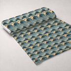 Lamplight Snowfall Pattern 15 Minky Fabric — plush minky unrolled bolt preview (mv-minky-v1:bolt)