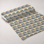 Lamplight Snowfall Pattern 17 Minky Fabric — plush minky unrolled bolt preview (mv-minky-v1:bolt)
