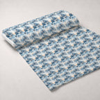 Lamplight Snowfall Pattern 18 Minky Fabric — plush minky unrolled bolt preview (mv-minky-v1:bolt)