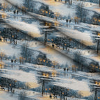 Lamplight Snowfall Pattern 19 Minky Fabric — plush minky folded close-up preview (mv-minky-v1:lying)