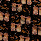 Latte Lane Pattern 1 Minky Fabric — plush minky folded close-up preview (mv-minky-v1:lying)