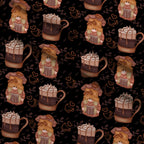 Latte Lane Pattern 6 Minky Fabric — plush minky folded close-up preview (mv-minky-v1:lying)