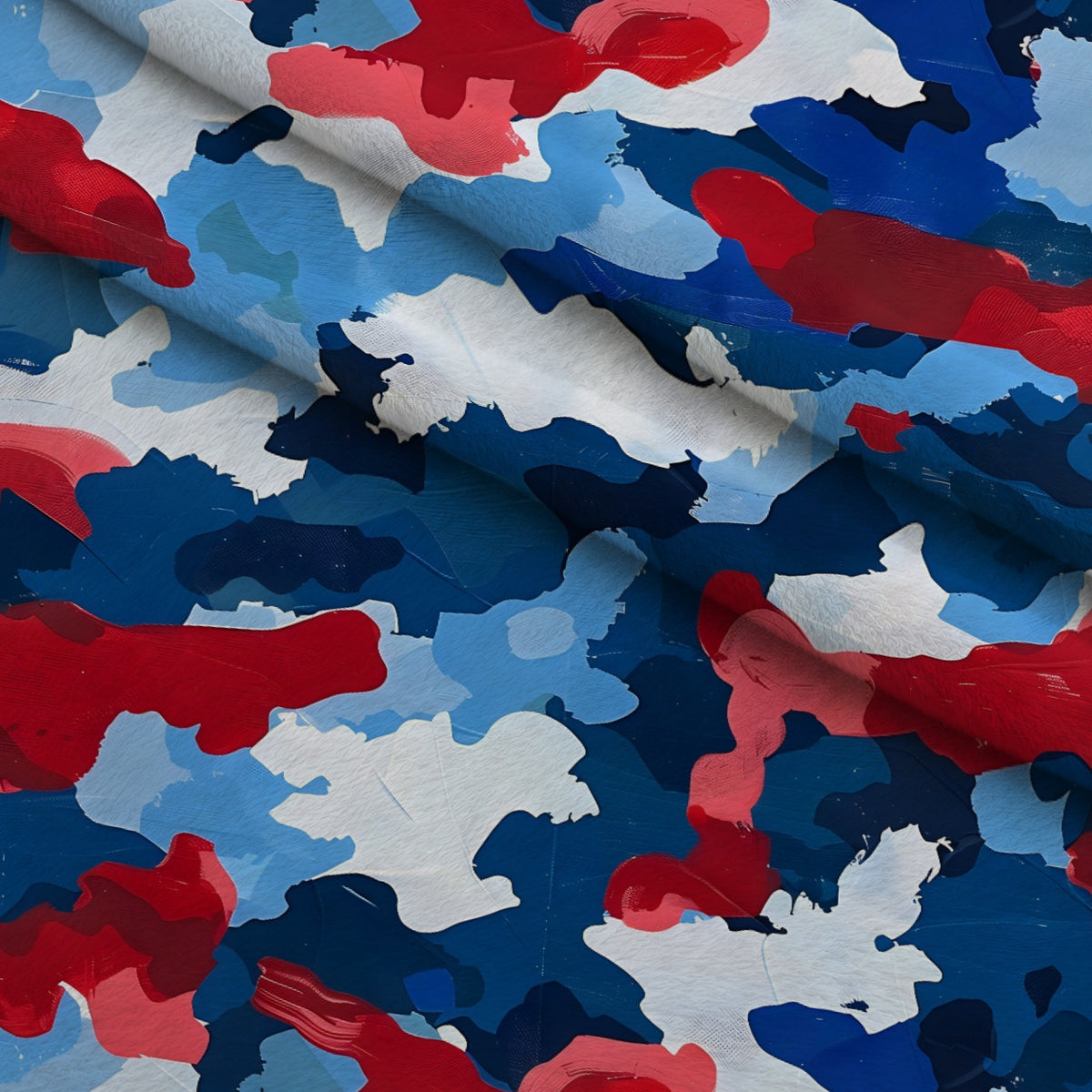 Liberty Brushstrokes Pattern 1 Minky Fabric — plush minky folded close-up preview (mv-minky-v1:lying)
