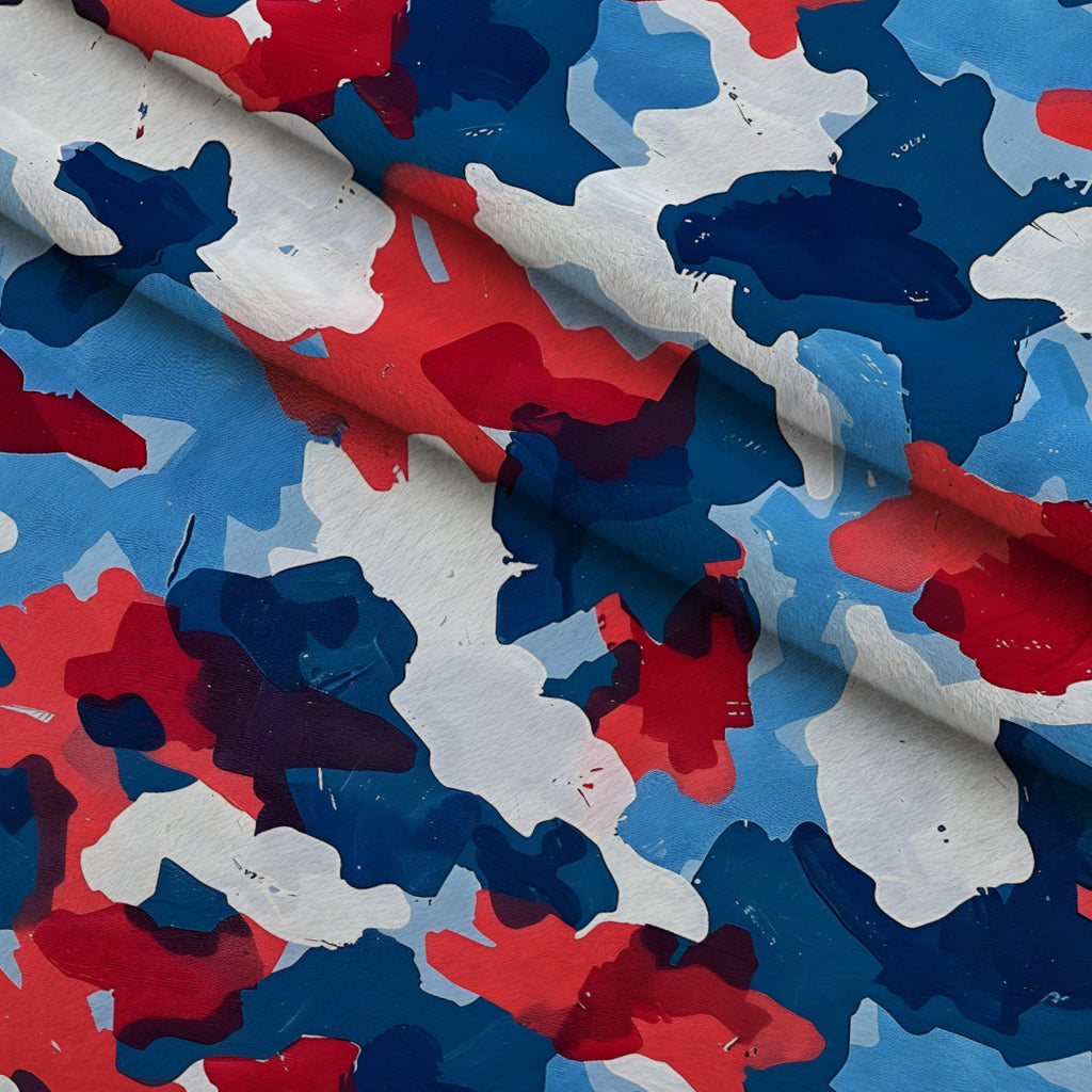 Liberty Brushstrokes Pattern 2 Minky Fabric — plush minky folded close-up preview (mv-minky-v1:lying)