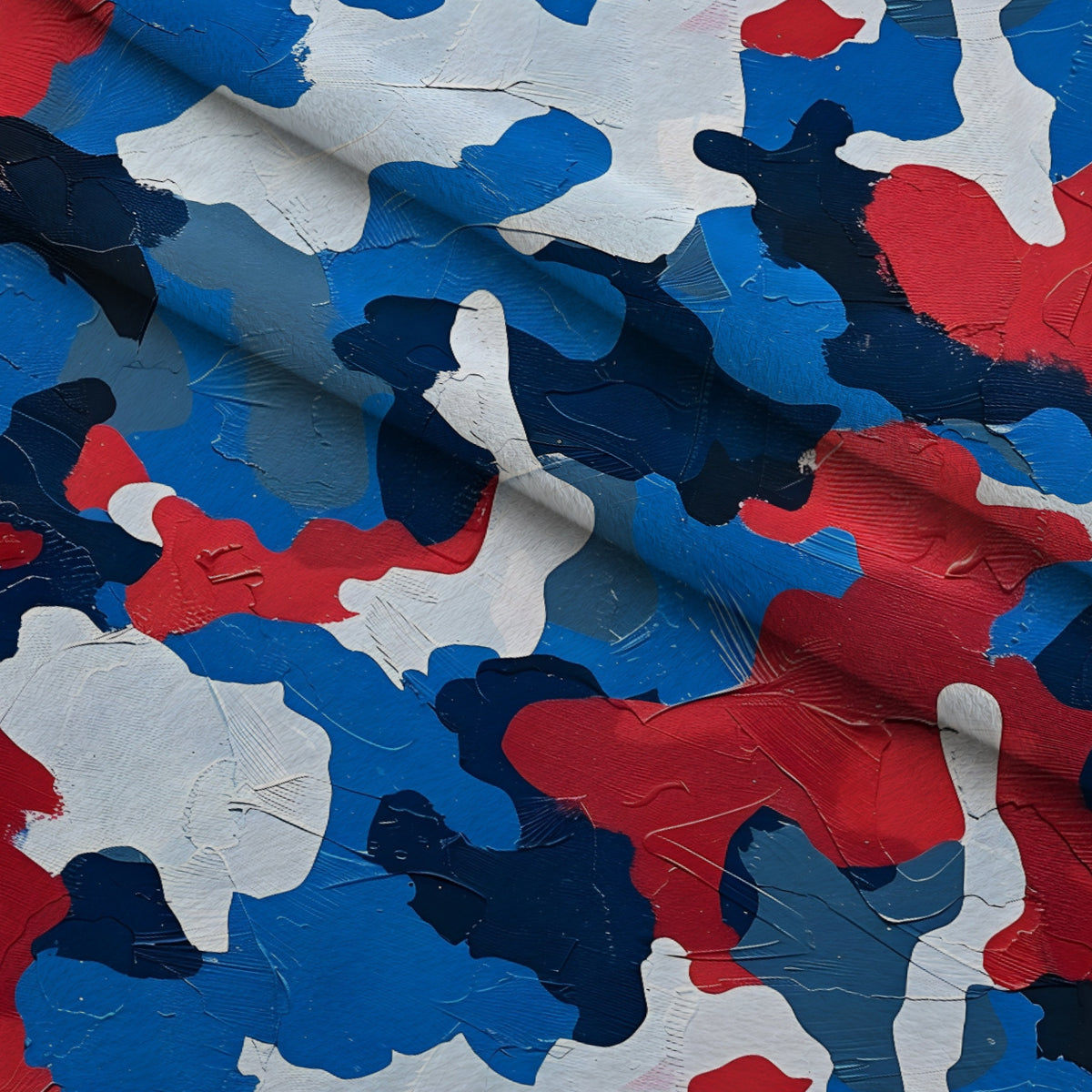 Liberty Brushstrokes Pattern 6 Minky Fabric — plush minky folded close-up preview (mv-minky-v1:lying)