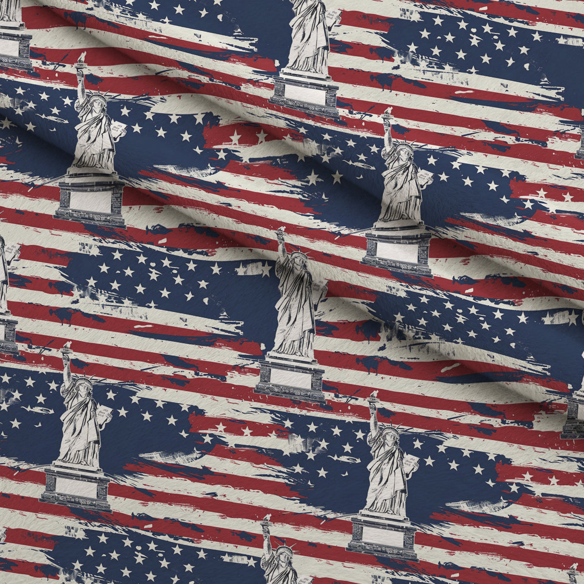 Liberty Stars Pattern 11 Minky Fabric — plush minky folded close-up preview (mv-minky-v1:lying)
