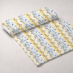 Limoncello Blossoms Pattern 2 Minky Fabric — plush minky unrolled bolt preview (mv-minky-v1:bolt)