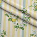 Limoncello Blossoms Pattern 9 Minky Fabric — plush minky folded close-up preview (mv-minky-v1:lying)