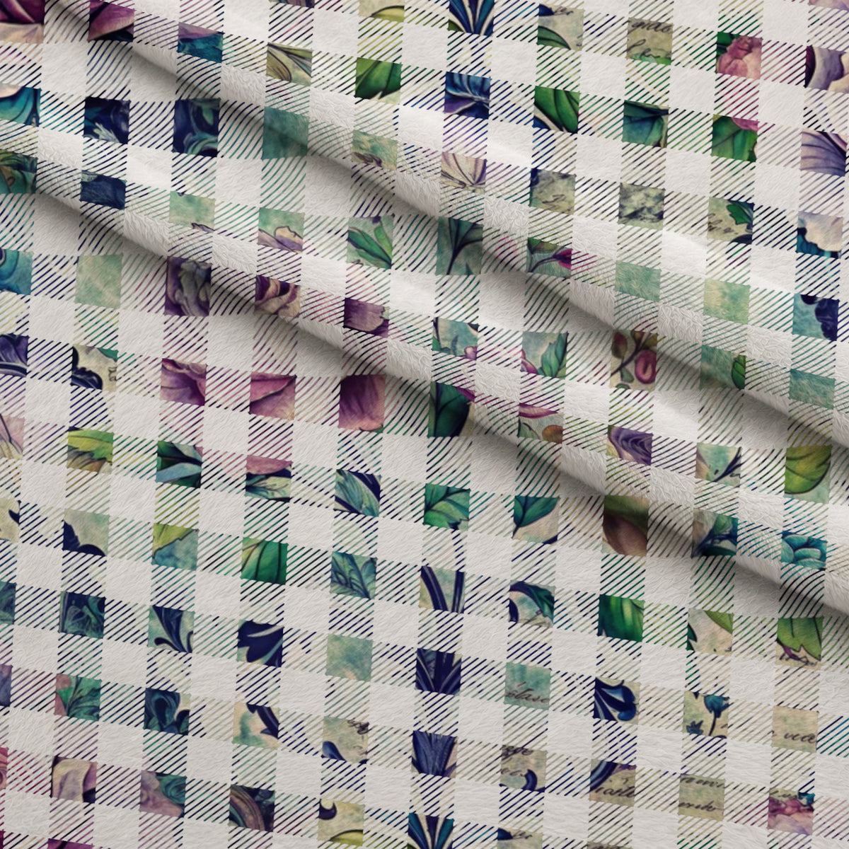 Love Letter Blooms Pattern 16 Minky Fabric — plush minky folded close-up preview (mv-minky-v1:lying)