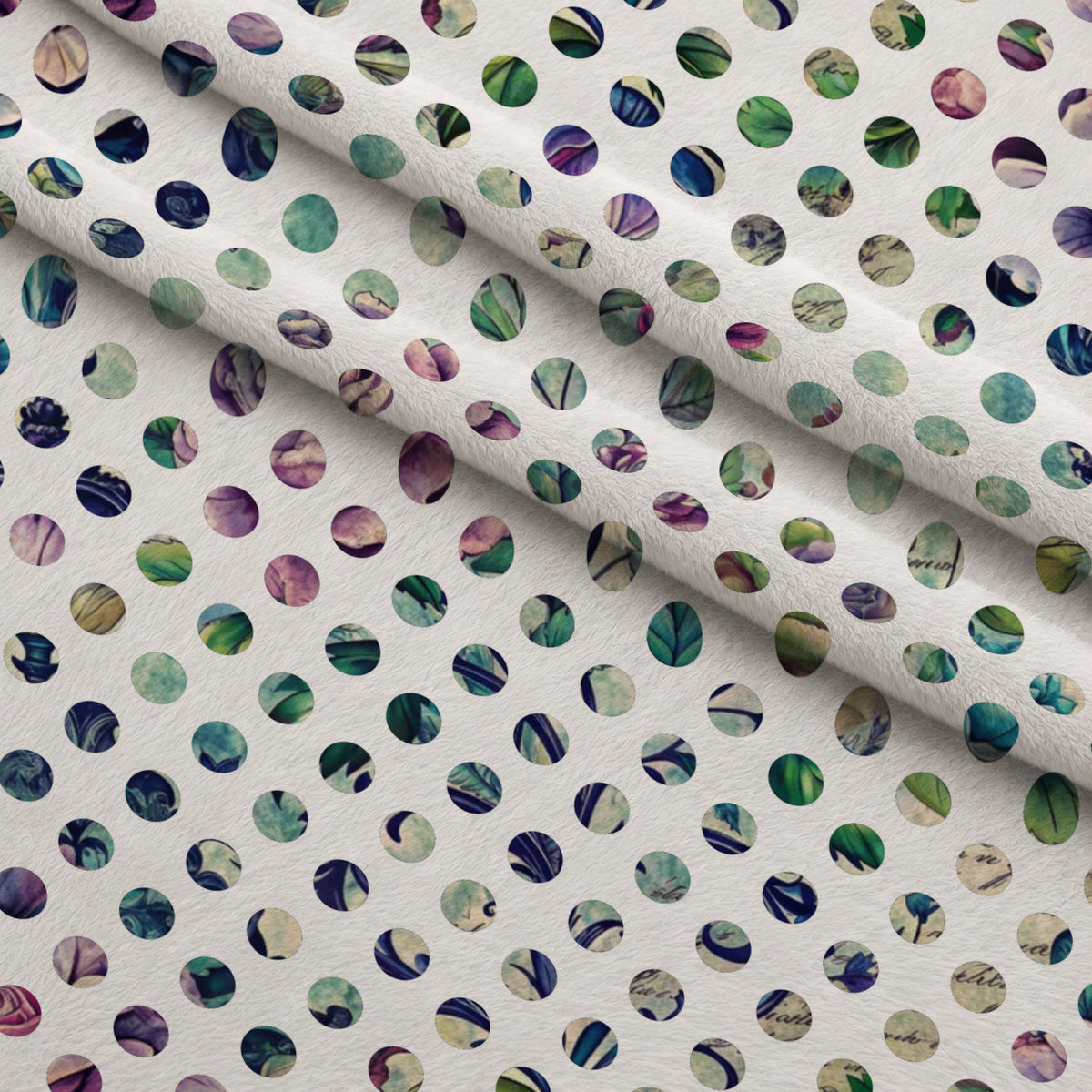Love Letter Blooms Pattern 19 Minky Fabric — plush minky folded close-up preview (mv-minky-v1:lying)